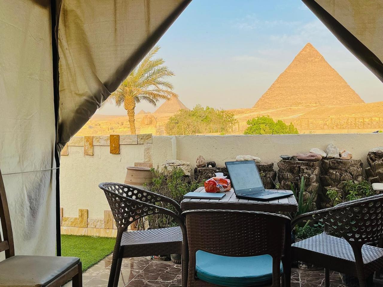 Kemet Pyramids Room View El El Cairo Exterior foto