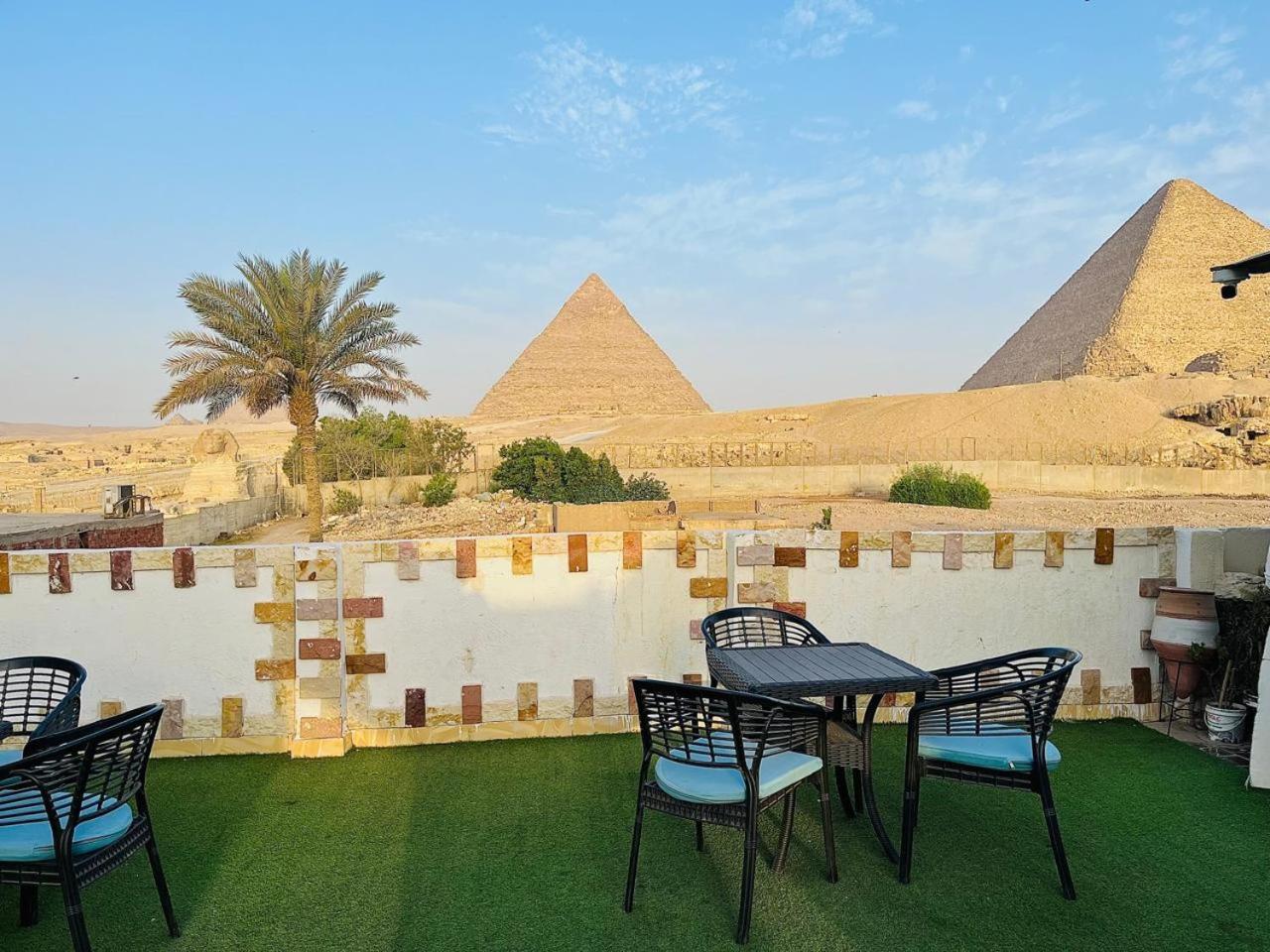 Kemet Pyramids Room View El El Cairo Exterior foto