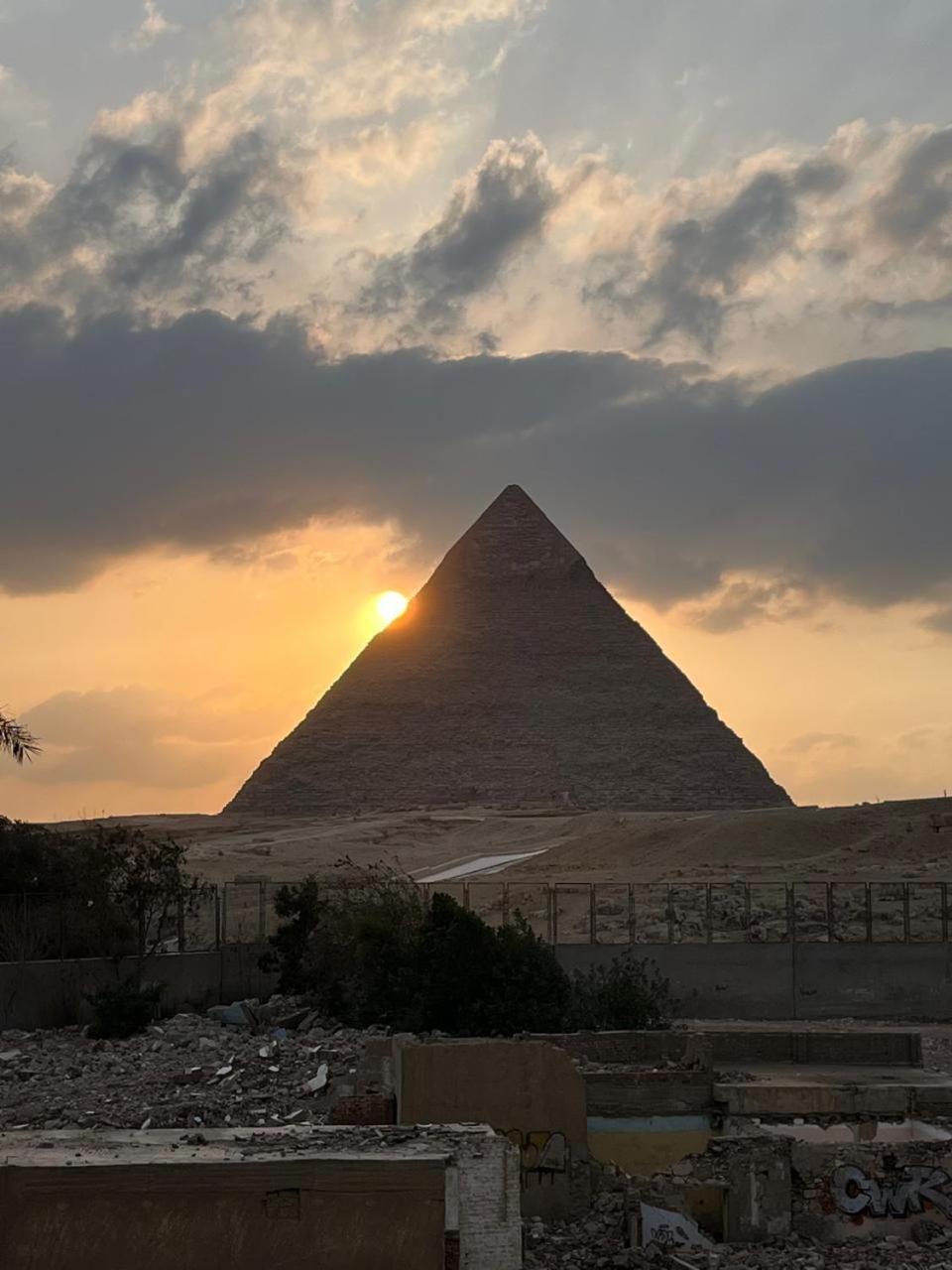 Kemet Pyramids Room View El El Cairo Exterior foto