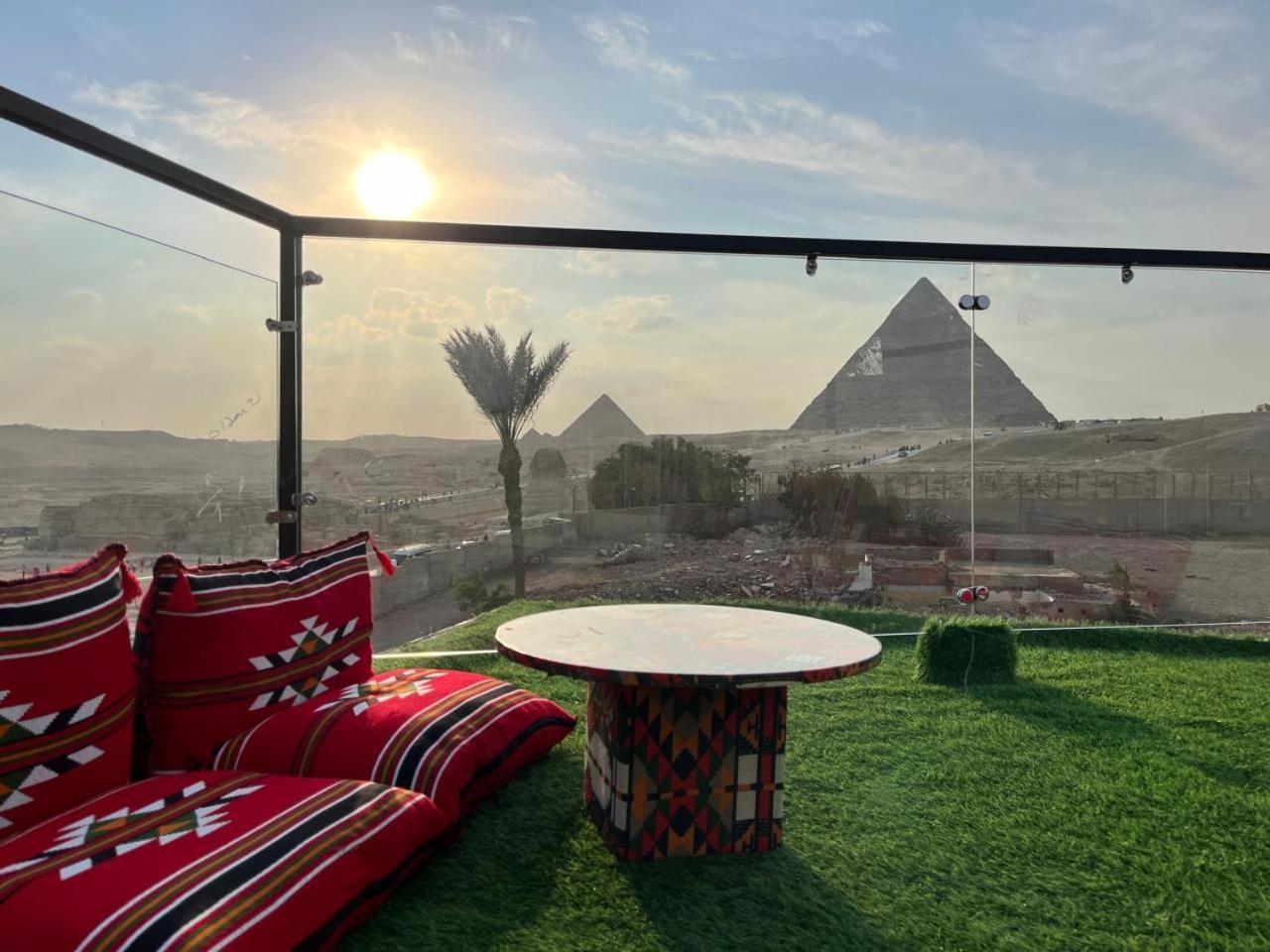 Kemet Pyramids Room View El El Cairo Exterior foto