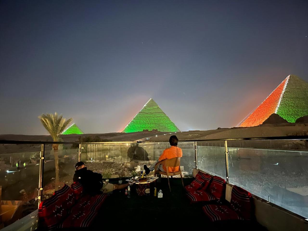 Kemet Pyramids Room View El El Cairo Exterior foto