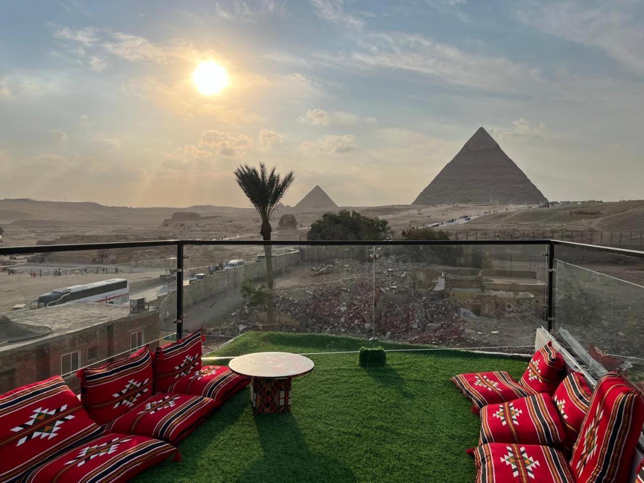 Kemet Pyramids Room View El El Cairo Exterior foto